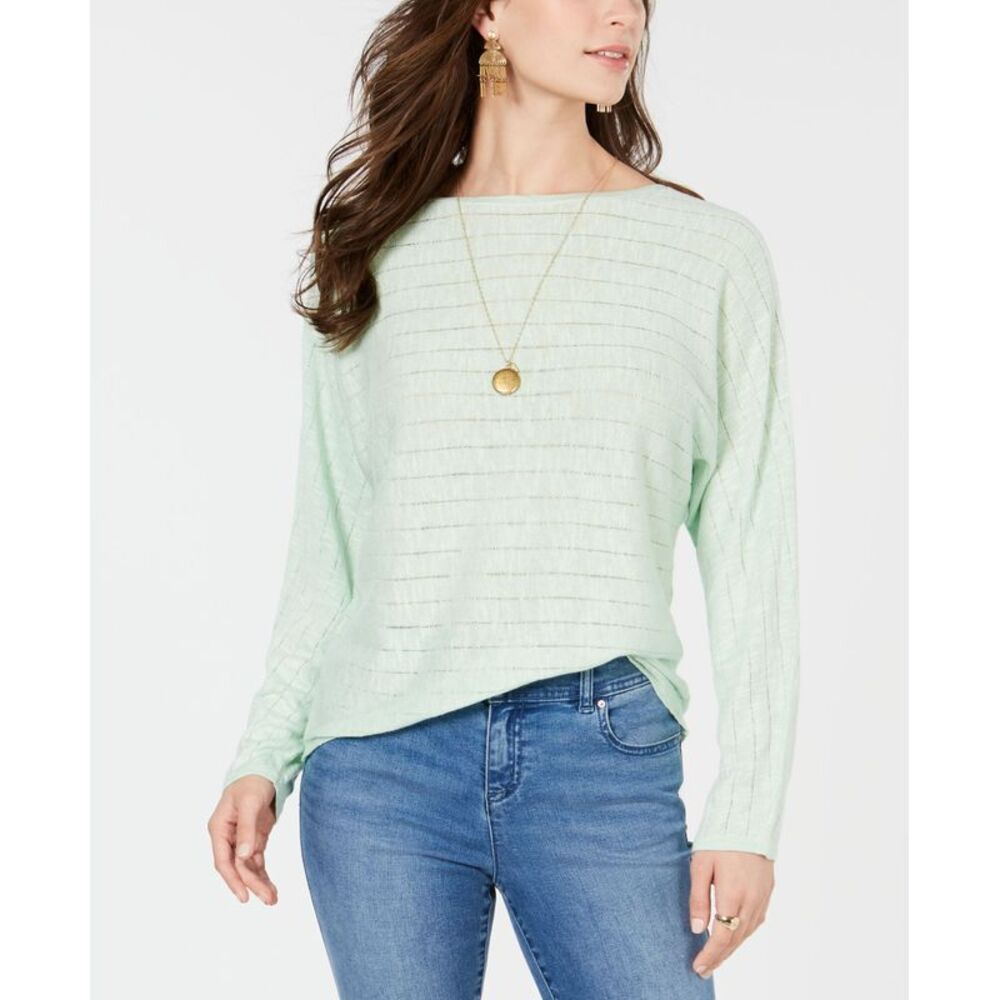 Style & Co Boat Neck Dolman Sleeve Sweater